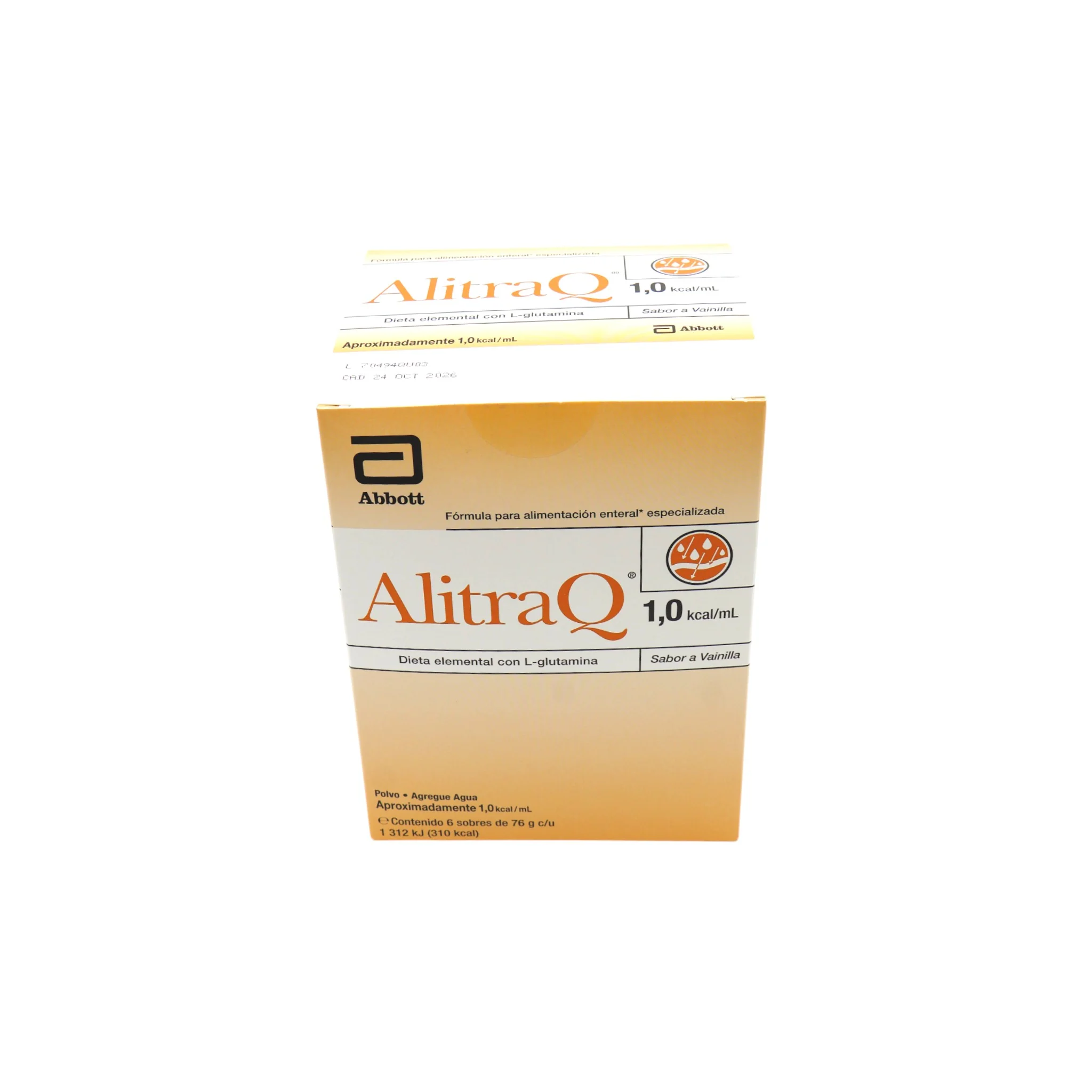 Alitraq 1,0 kcal/mL, Dieta Elemental con L-Glutamina 6 Sobres - Image 3