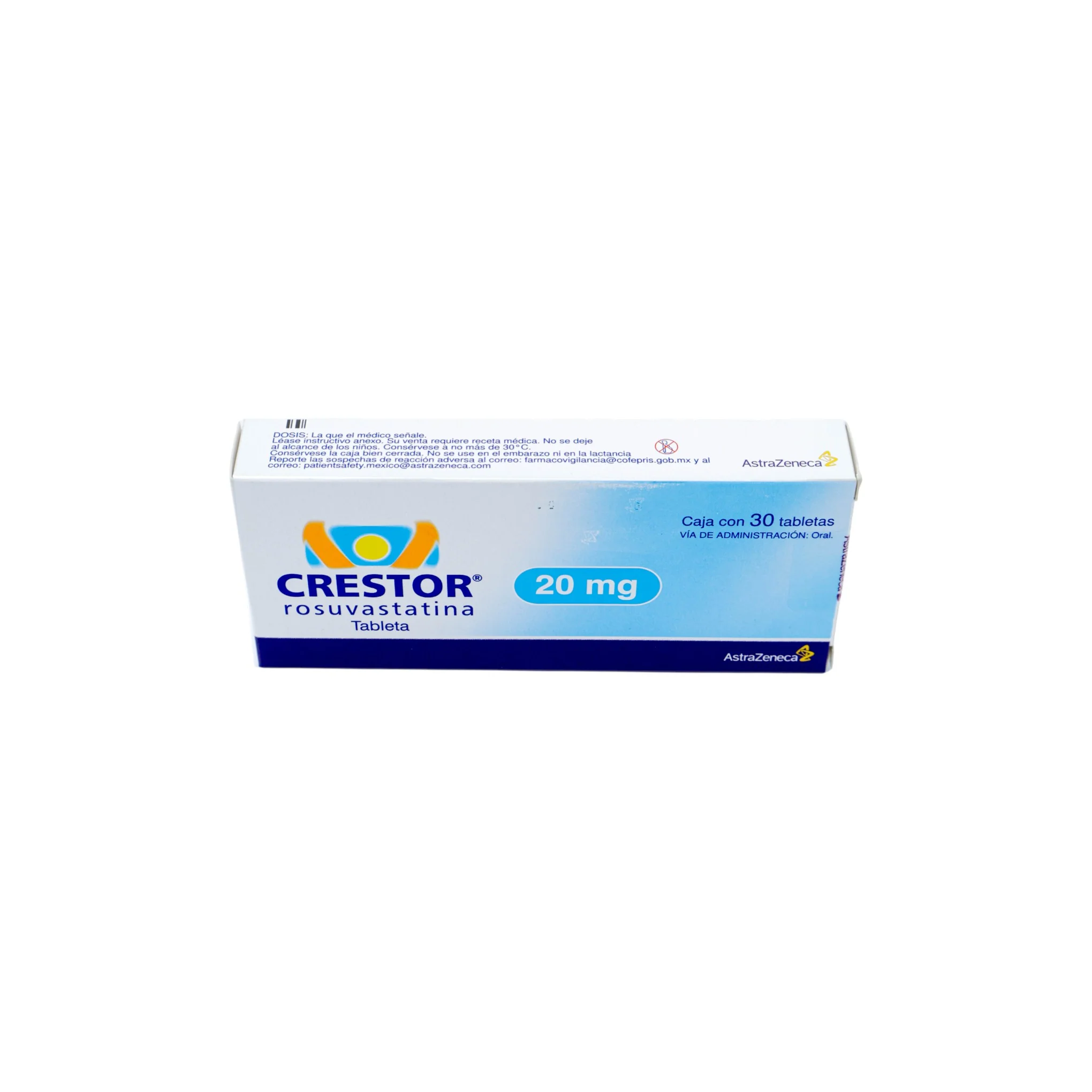 Crestor Rosuvastatina 20 mg, 30 tabletas - Image 3