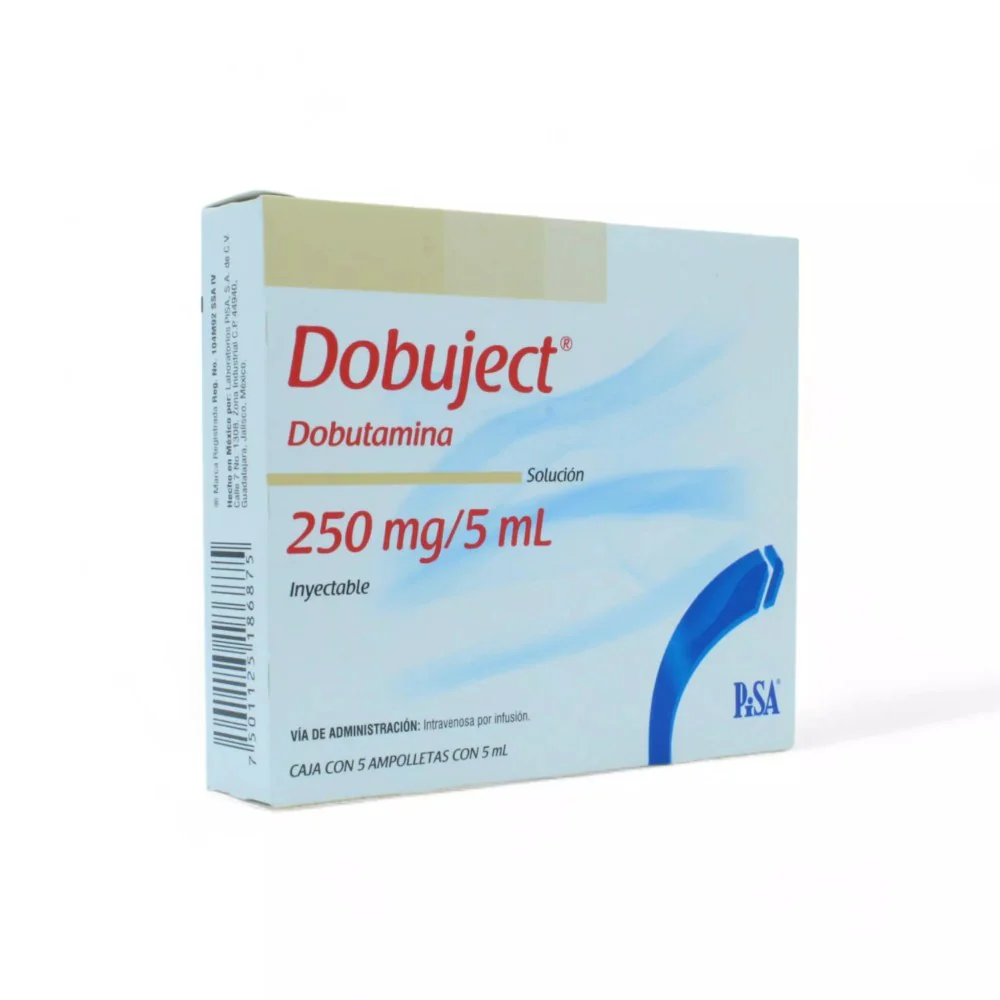 Dobuject Dobutamina de 250 mg / 5 Ml Caja C/5 - Image 3