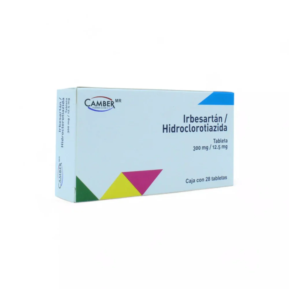 Ibersatán/Hidroclorotiazida de 300mg/12.5mg Caja con 28 - Image 3