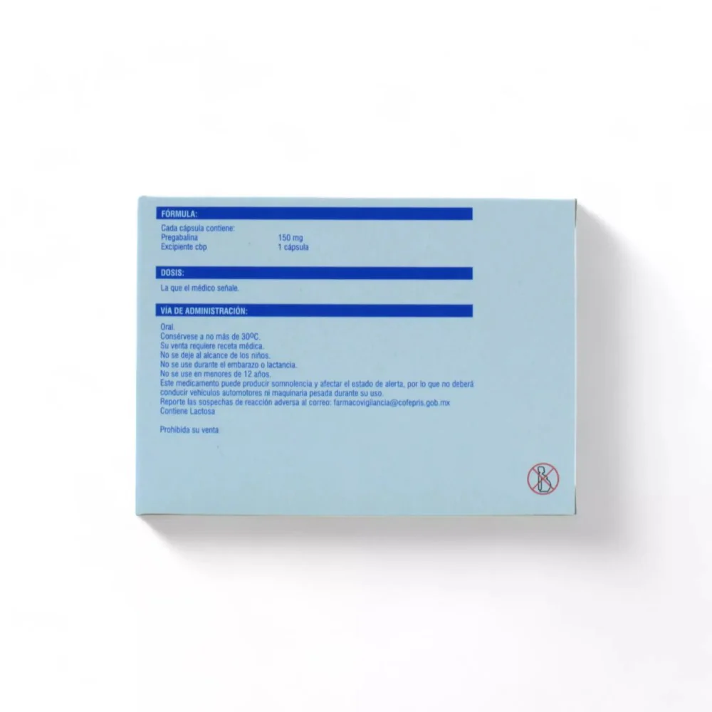 Pregabalina de 150mg Caja C/28 - Image 3