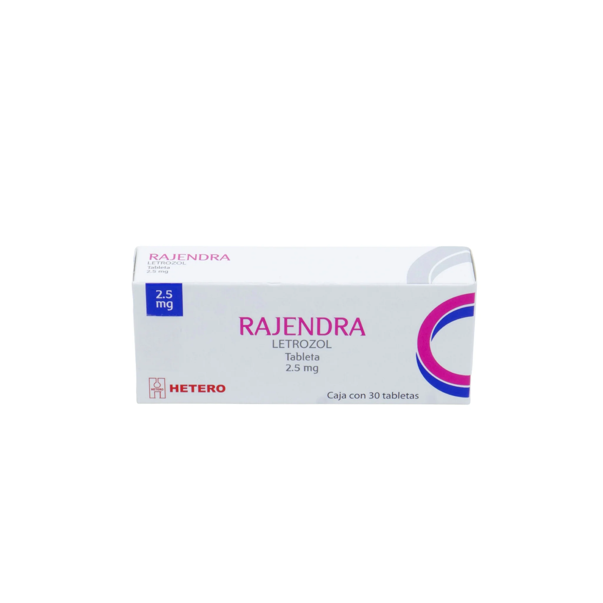 Rajendra Letrozol 2.5 mg, Caja con 30 tabletas - Image 3