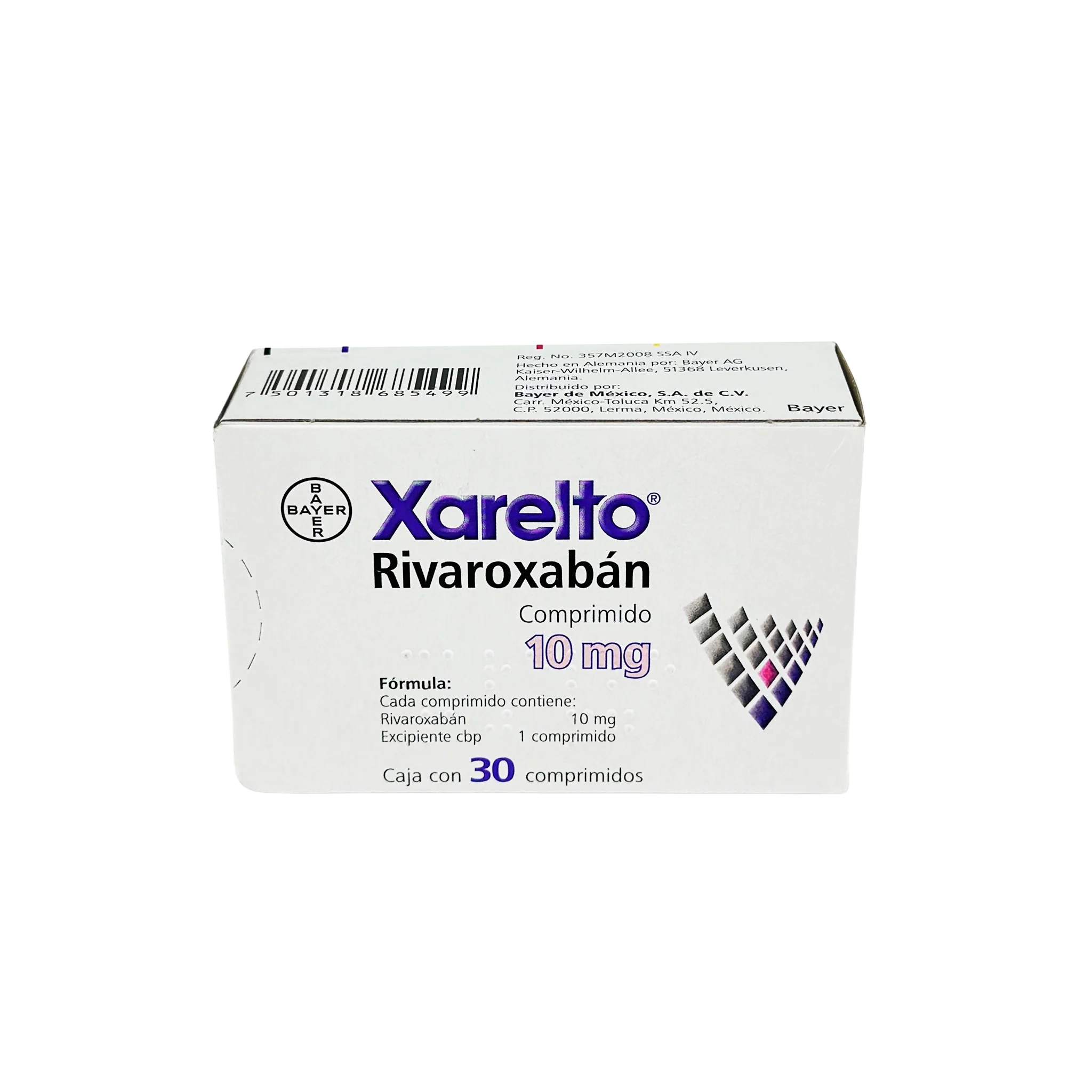 Xarelto 10 mg Caja C/ 30 comprimidos - Image 3